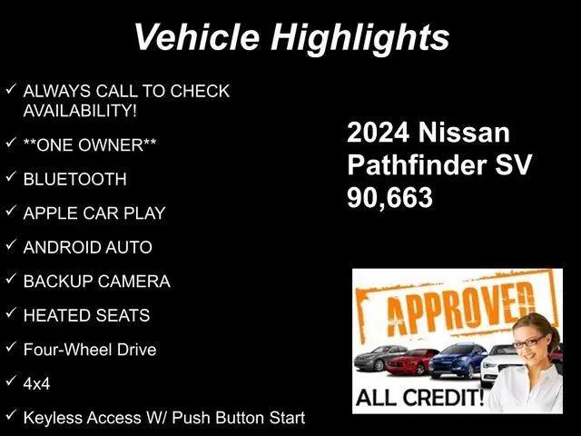 2024 Nissan Pathfinder SV 4WD