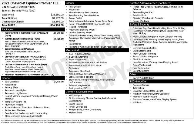 2021 Chevrolet Equinox FWD Premier