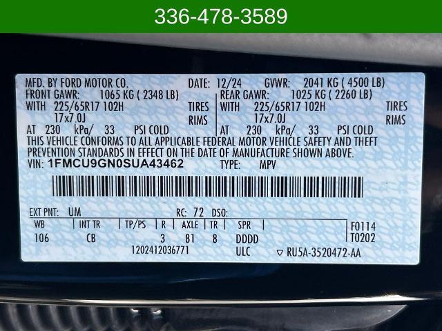 2025 Ford Escape Active