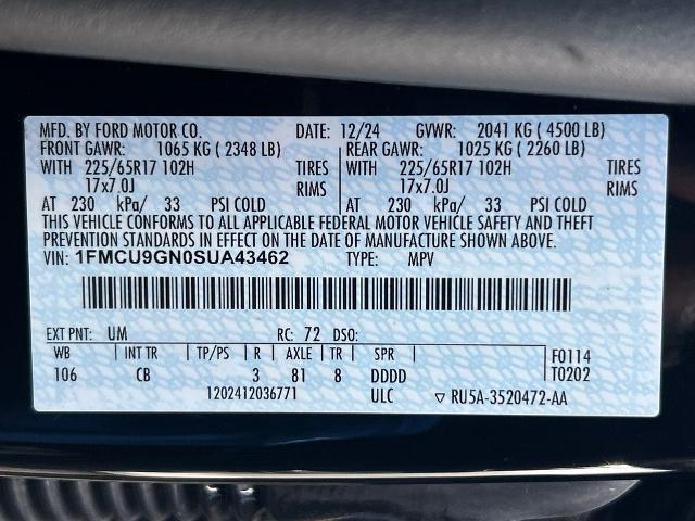 2025 Ford Escape Active
