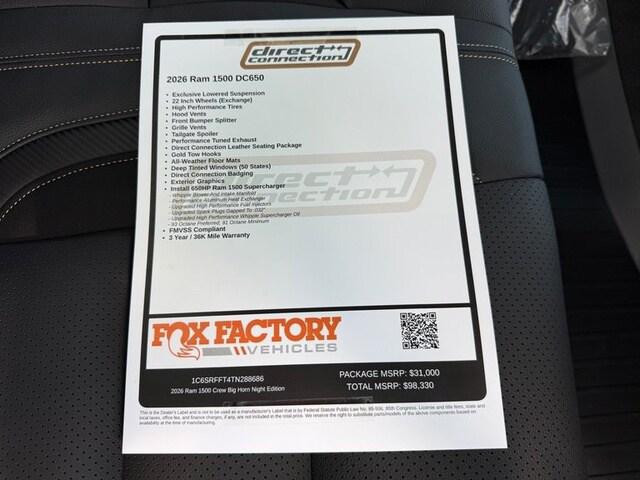 2026 Ram 1500 Big Horn Crew Cab 4x4 57 Box