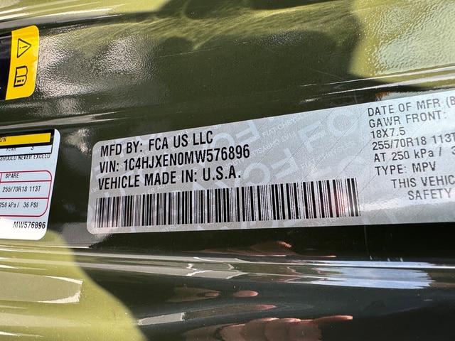 2021 Jeep Wrangler Sahara 4x4