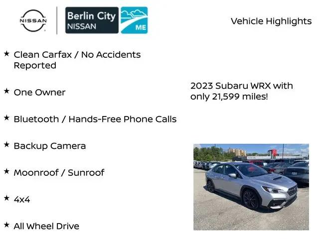 2023 Subaru WRX Premium