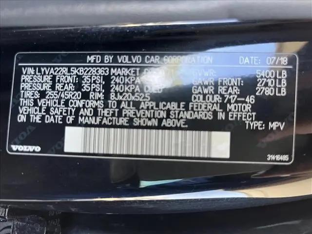 2019 Volvo XC60 T6 Inscription
