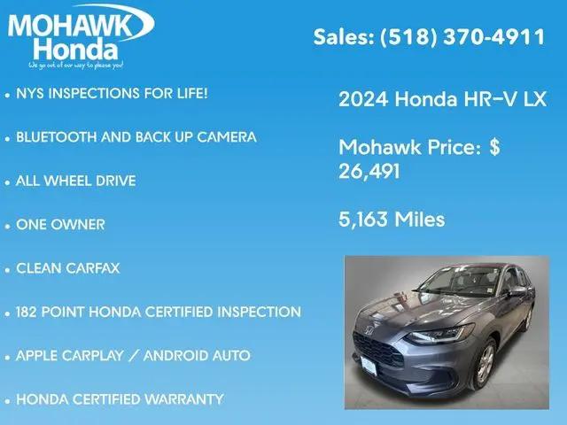2024 Honda HR-V AWD LX