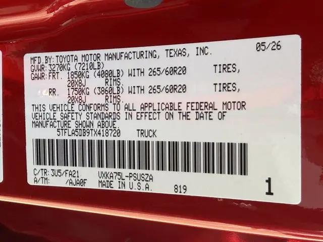 2026 Toyota Tundra SR5 CrewMax 5.5' Bed