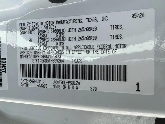 2026 Toyota Tundra SR5 CrewMax 5.5' Bed
