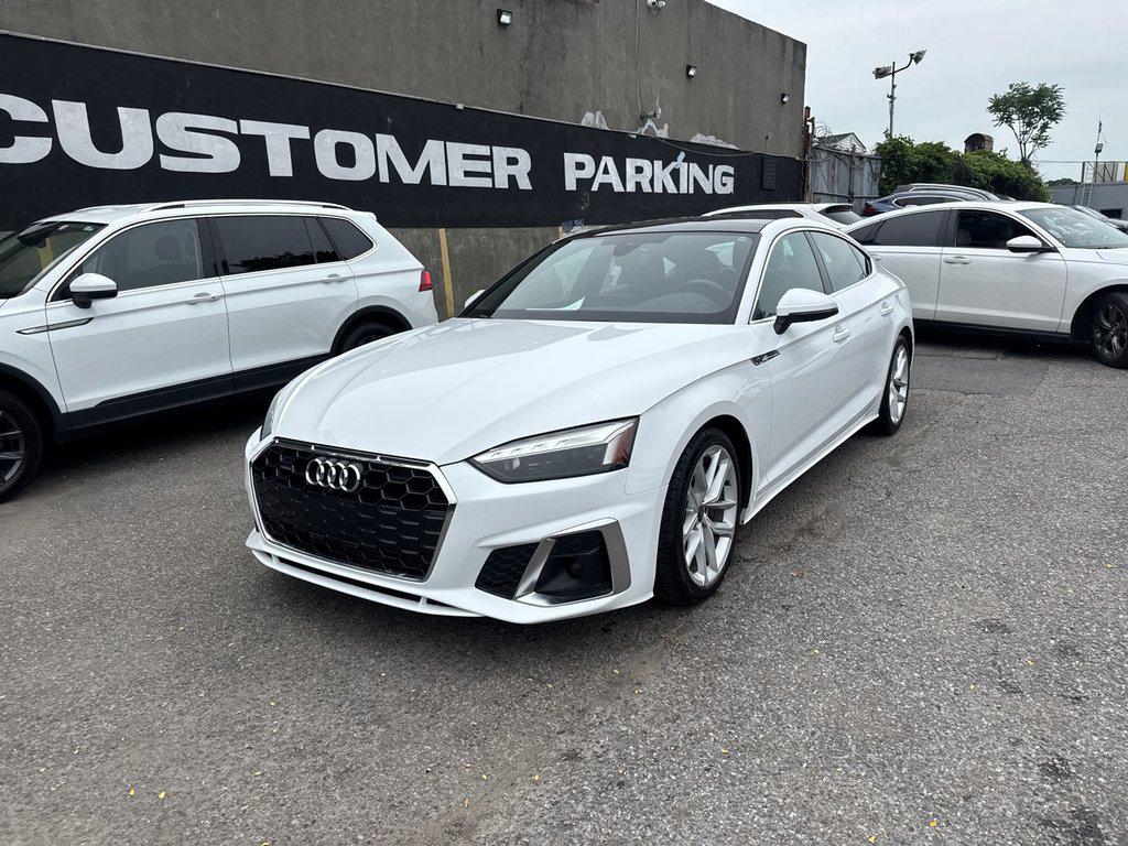 Arkona White 2024 Audi A5 Sportback quattro Premium Plus S Line 45 TFSI AWD Sedan All-Wheel Drive Automatic