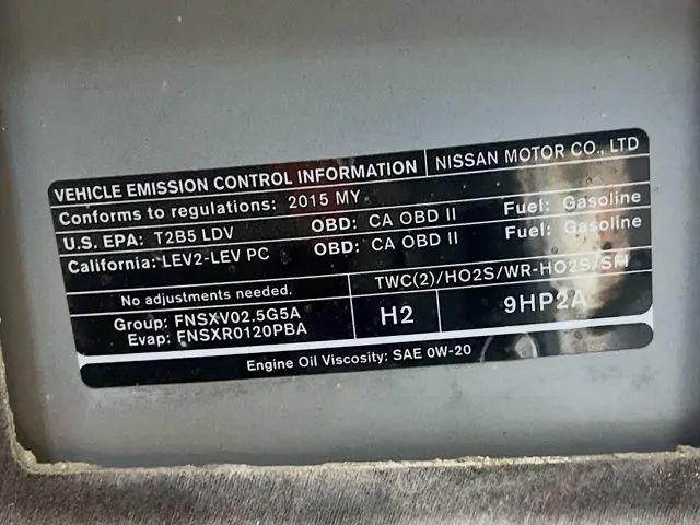 2015 Nissan Altima 2.5 S