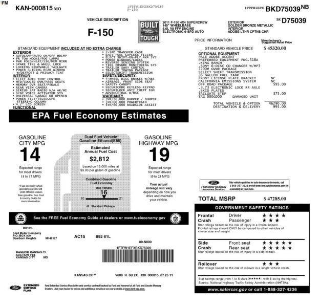 2011 Ford F-150 King Ranch