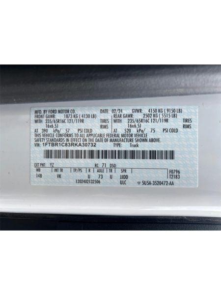 2024 Ford Transit Cargo Van Medium Roof w/LWB