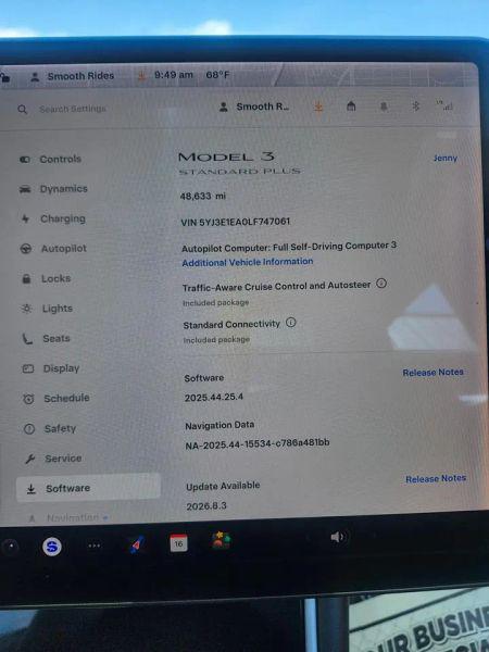 2020 Tesla Model 3 Standard Range Plus Rear-Wheel Drive