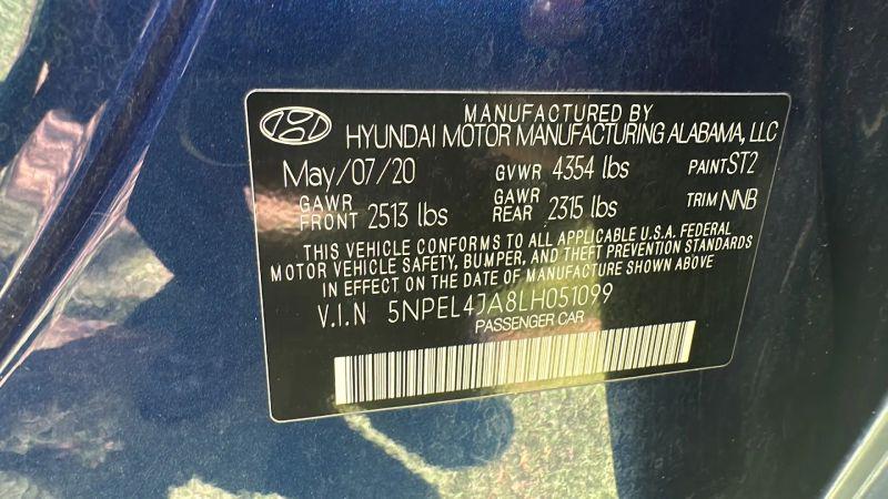 2020 Hyundai Sonata SEL