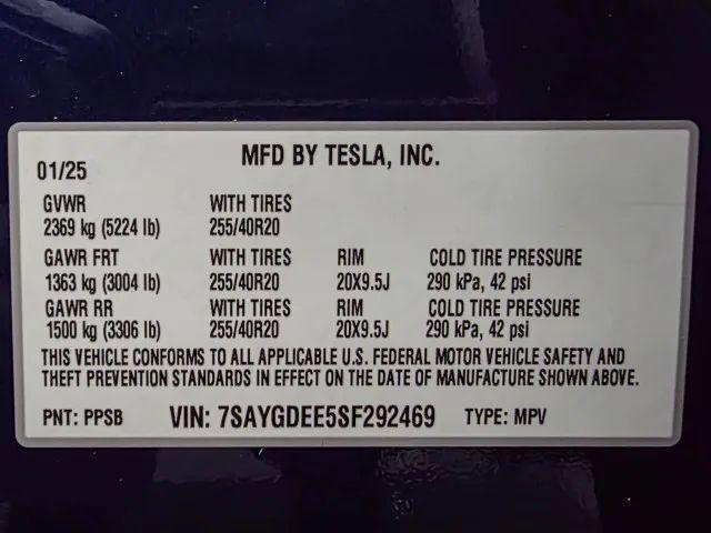 2025 Tesla Model Y Long Range Dual Motor All-Wheel Drive