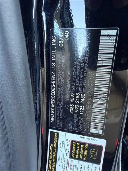 2018 Mercedes-Benz C-CLASS C 300 C 300