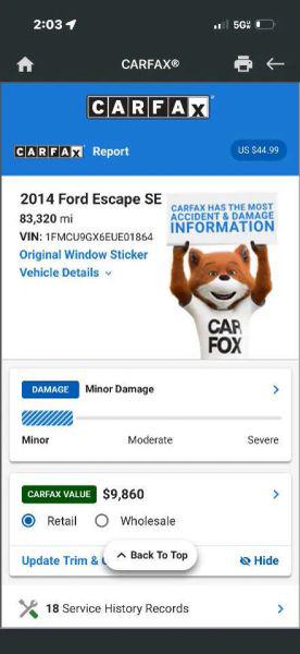 2014 Ford Escape SE