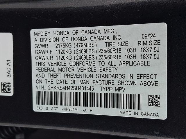 2025 Honda CR-V EX AWD
