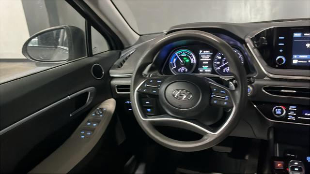 2022 Hyundai Sonata Hybrid Blue