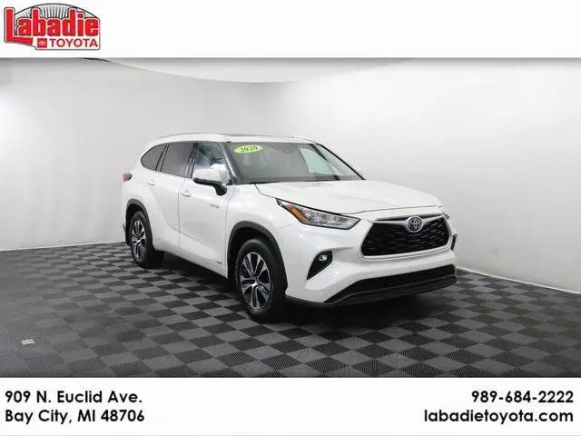 2020 Toyota Highlander Hybrid XLE for sale in Bay City, MI