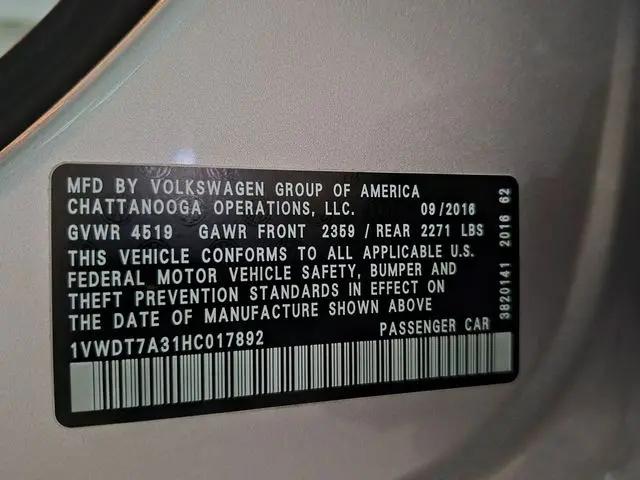 2017 Volkswagen Passat 1.8T R-Line