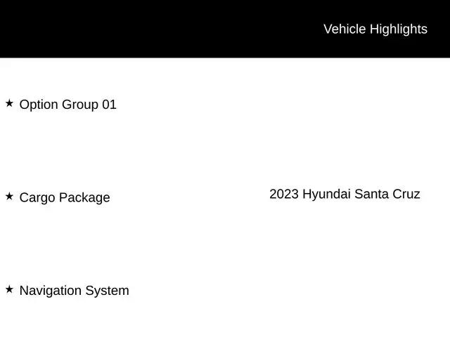 2023 Hyundai Santa Cruz SEL Premium