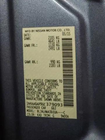 2016 Nissan Maxima 3.5 Platinum