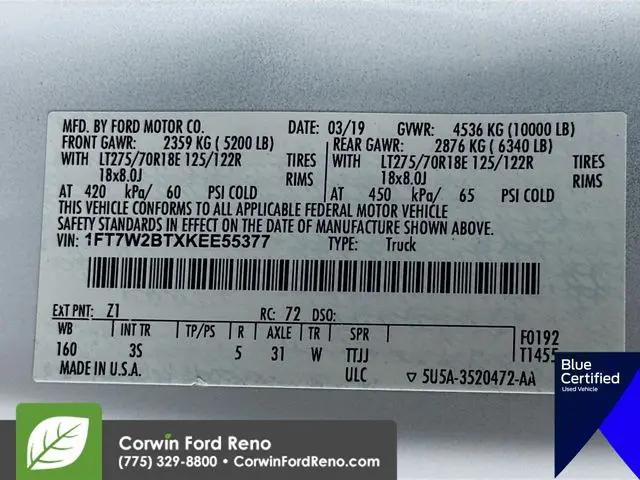 2019 Ford F-250 XLT