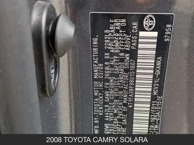 2008 Toyota Camry Sport
