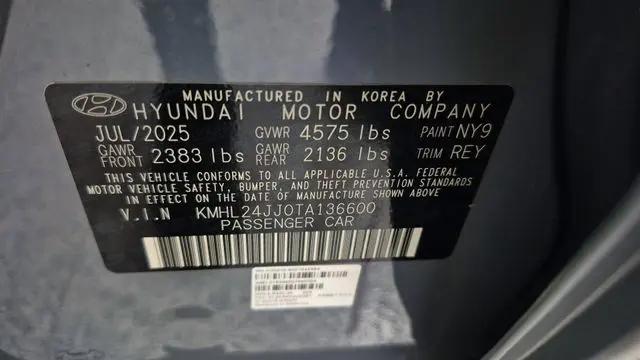 2026 Hyundai Sonata Hybrid Blue