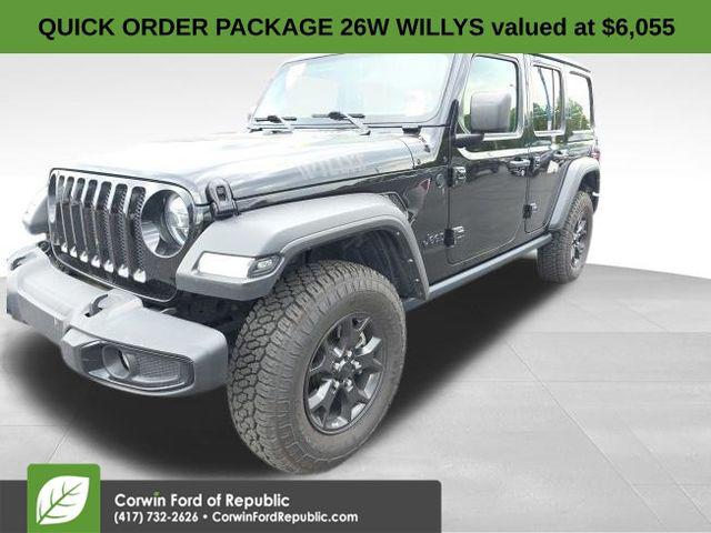 2022 Jeep Wrangler Unlimited Willys 4x4 for sale in Republic, MO