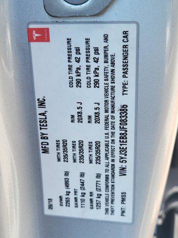 2018 Tesla Model 3 Performance