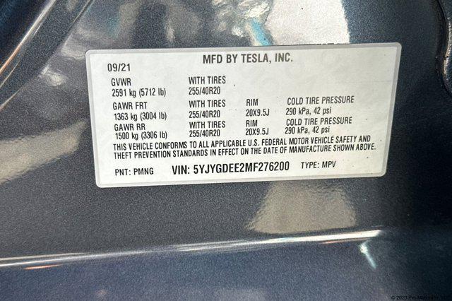 2021 Tesla Model Y Long Range Dual Motor All-Wheel Drive