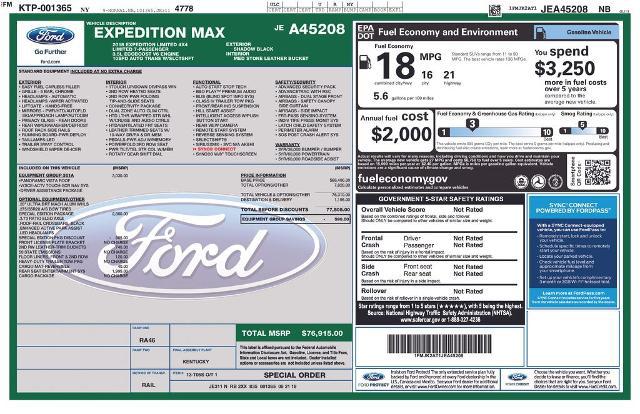 2018 Ford Expedition Max Limited