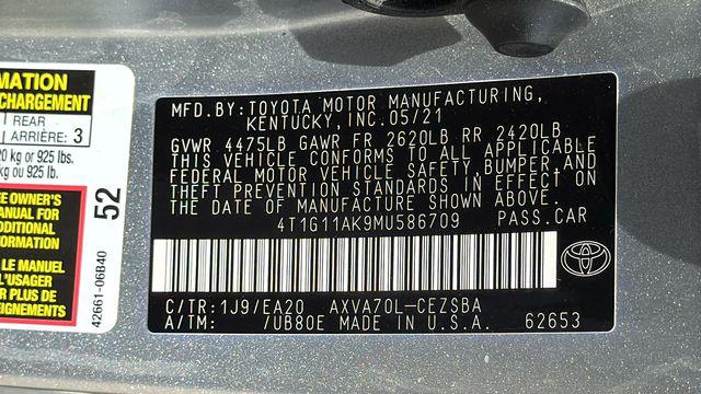 2021 Toyota Camry SE