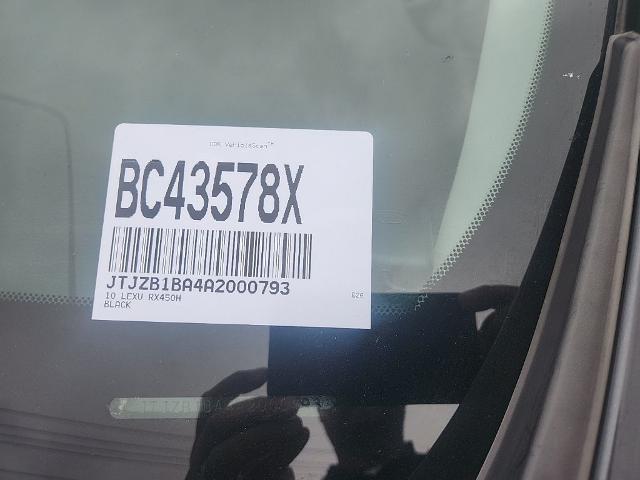 2010 Lexus RX 450h Base