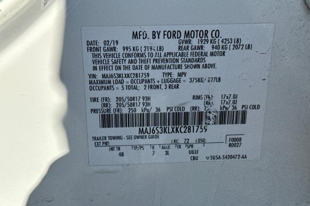 2019 Ford EcoSport Titanium