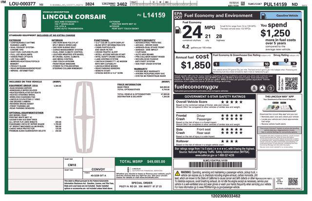 2023 Lincoln Corsair Standard