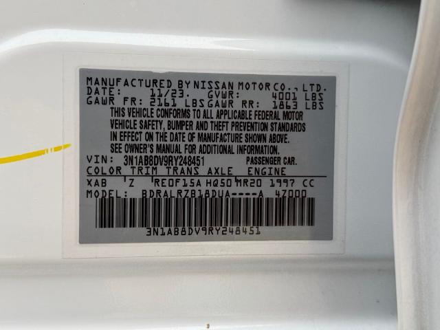 2024 Nissan Sentra SR Xtronic CVT