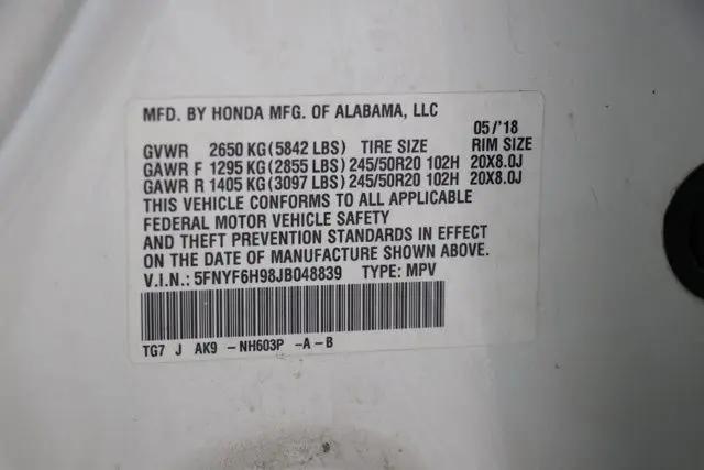 2018 Honda Pilot Touring