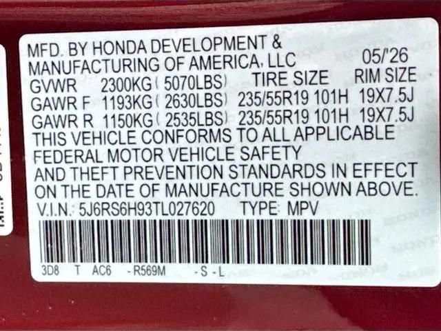 2026 Honda CR-V Hybrid AWD Sport Touring