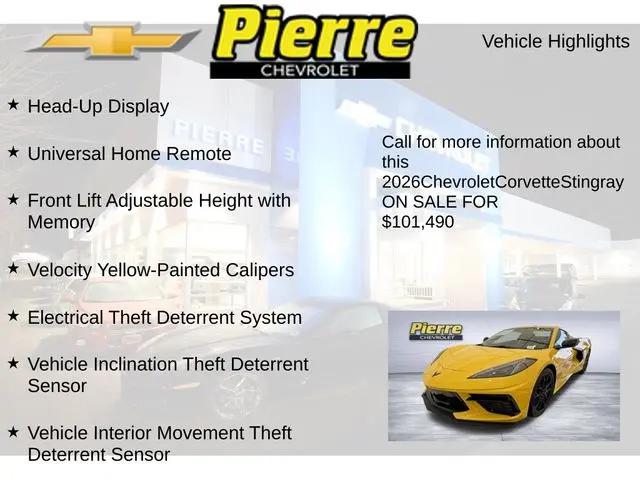 2026 Chevrolet Corvette Stingray Convertible, 3LT, RWD