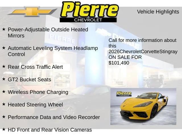 2026 Chevrolet Corvette Stingray Convertible, 3LT, RWD