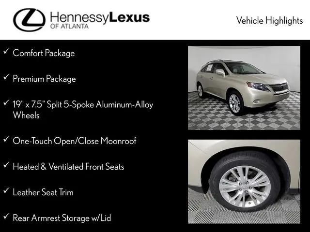 2011 Lexus RX 450h RX 450h