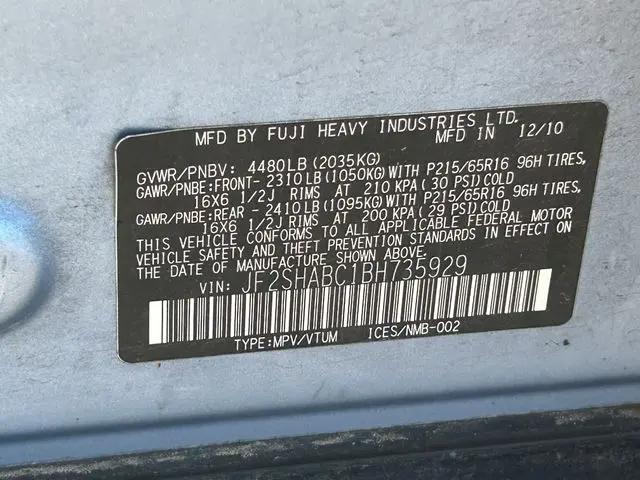 2011 Subaru Forester 2.5X