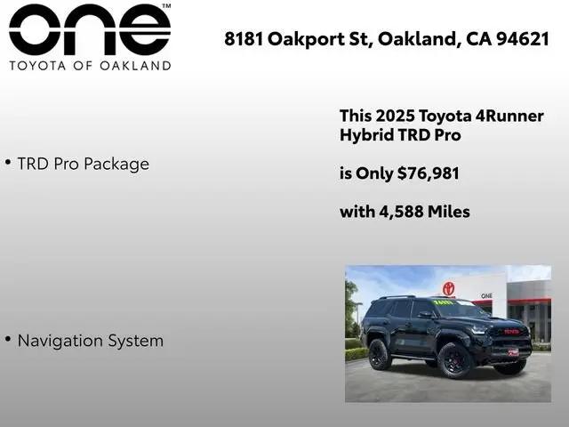 2025 Toyota 4Runner TRD Pro