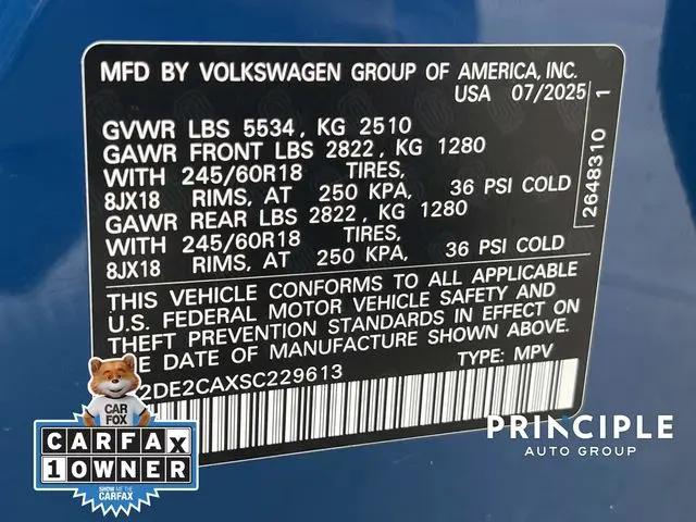 2025 Volkswagen Atlas Cross Sport 2.0T SE