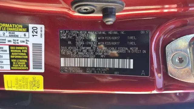 2017 Toyota Sienna XLE 8 Passenger