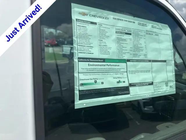 2026 Chevrolet Express Cargo Van 2500 Regular Wheelbase, WT, RWD