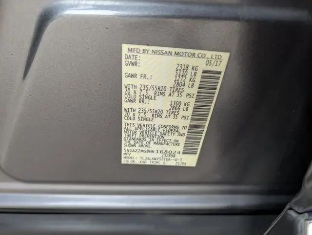 2017 Nissan Murano Platinum