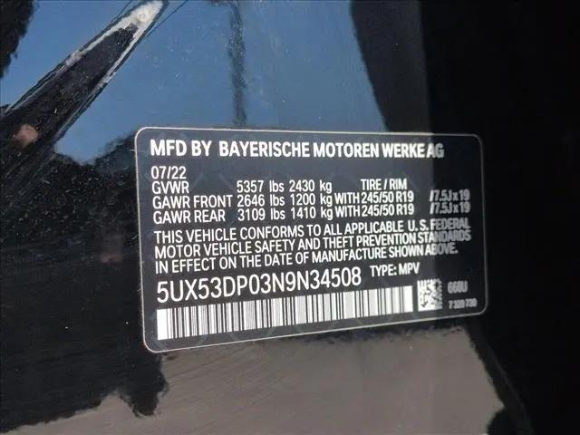 2022 BMW X3 xDrive30i